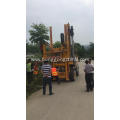 Intelligent highway guardrail drilling pile driver